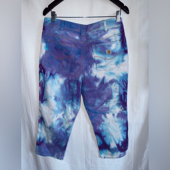 Carhartt WIP Mid-calf Tie-dye Jeans. Excellent Condition - Picture 2 of 9